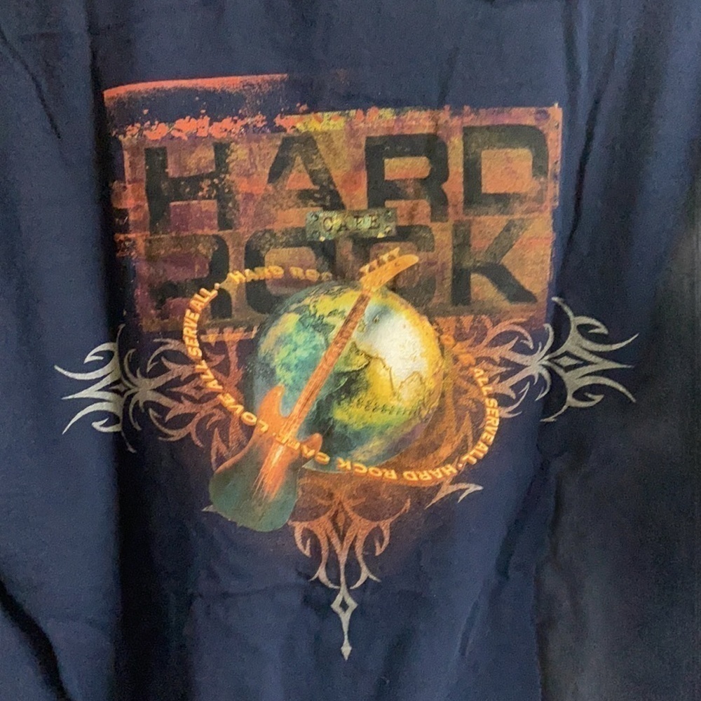 Vintage Hard Rock Cafe Saipan Navy Tee Shirt